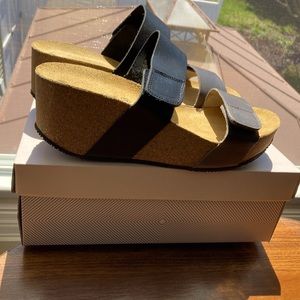 Eric Michael cork wedge sandle